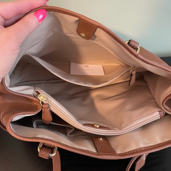 Coach • Peyton Brown Leather Drawstring Shoulder Bag - Picture 8 of 13